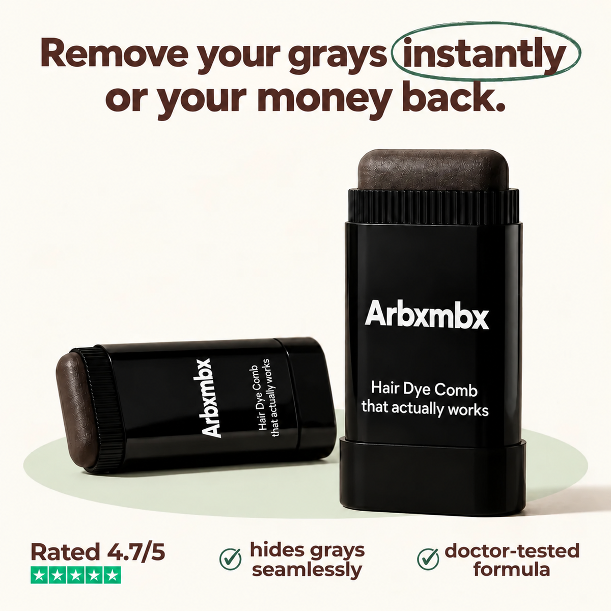 💥 SAVE 50%-Arbxmbx™ Instant Gray Coverage Stick for Men