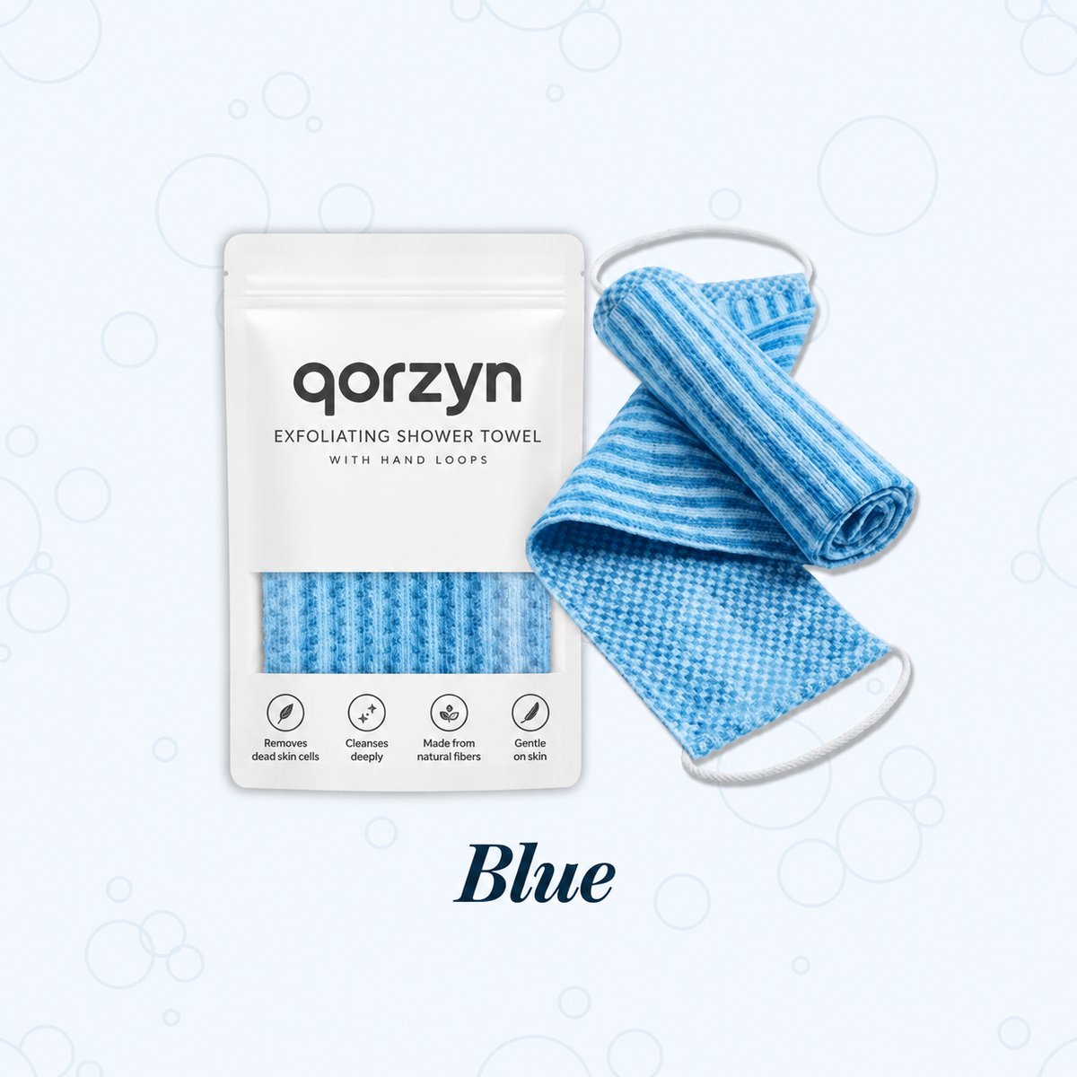 Qorzyn Exfoliating Shower Towel