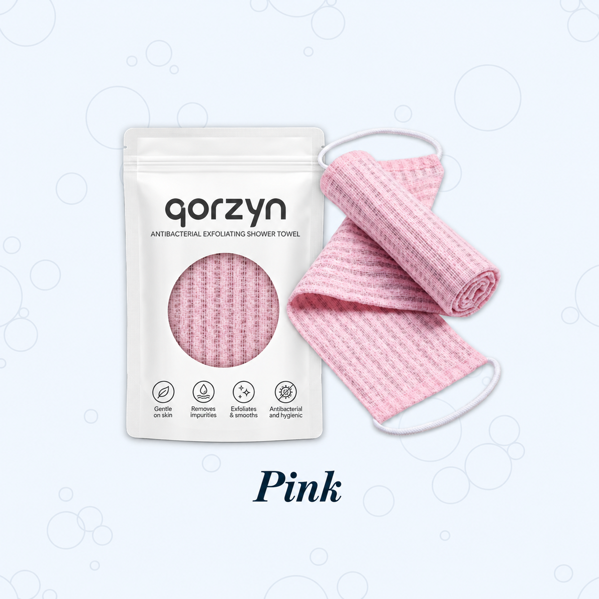Qorzyn Exfoliating Shower Towel