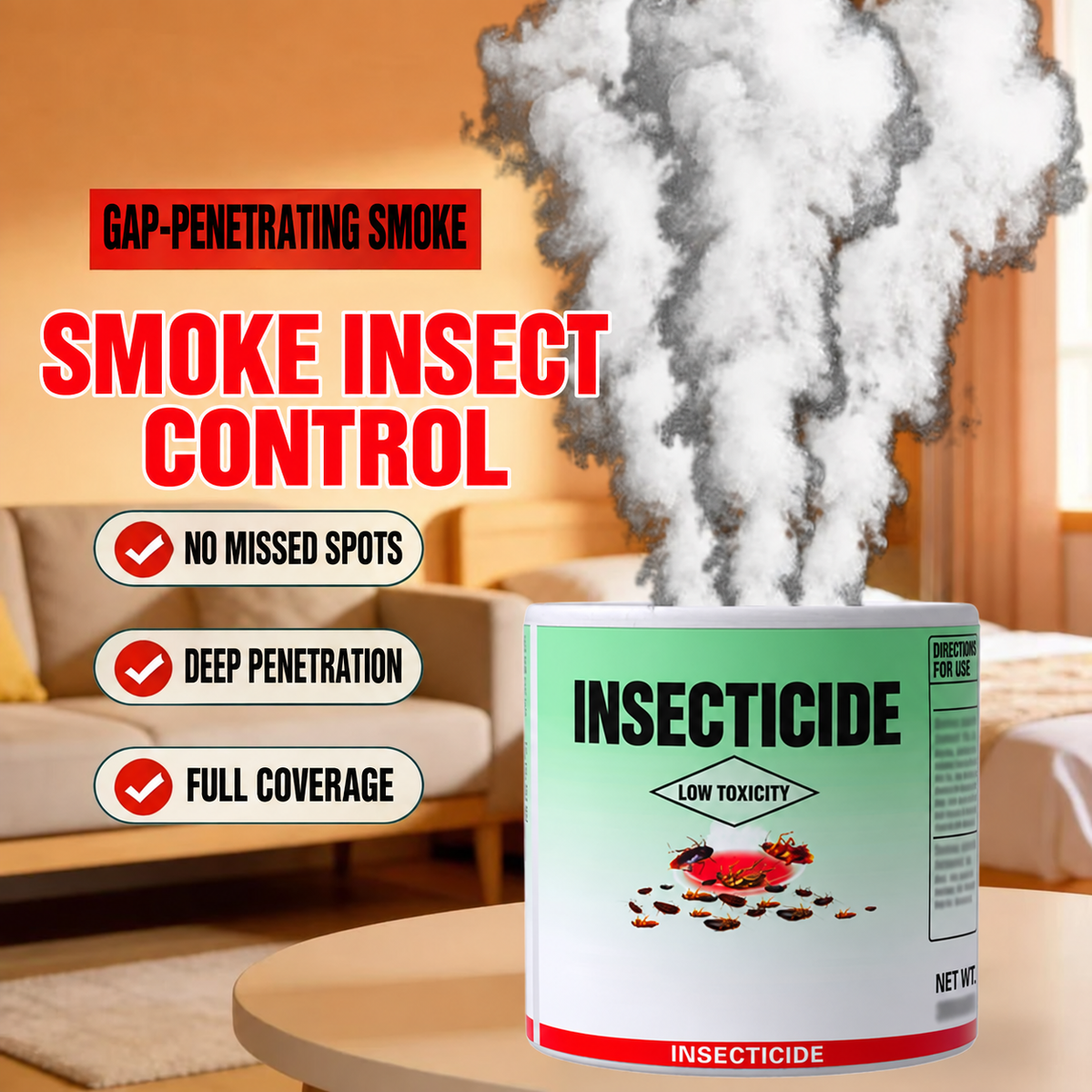 💥 25% OFF Upgrade — Military-Grade Smoke-Based Insect Control for Whole-Home Protection 🪳🏠