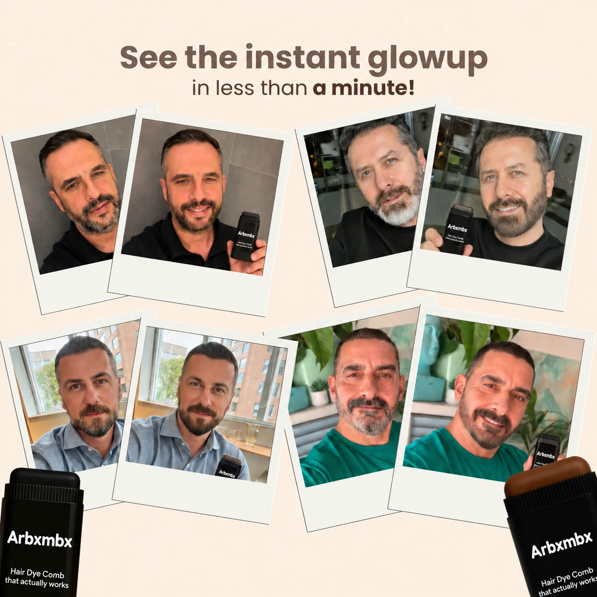 💥 SAVE 50%-Arbxmbx™ Instant Gray Coverage Stick for Men