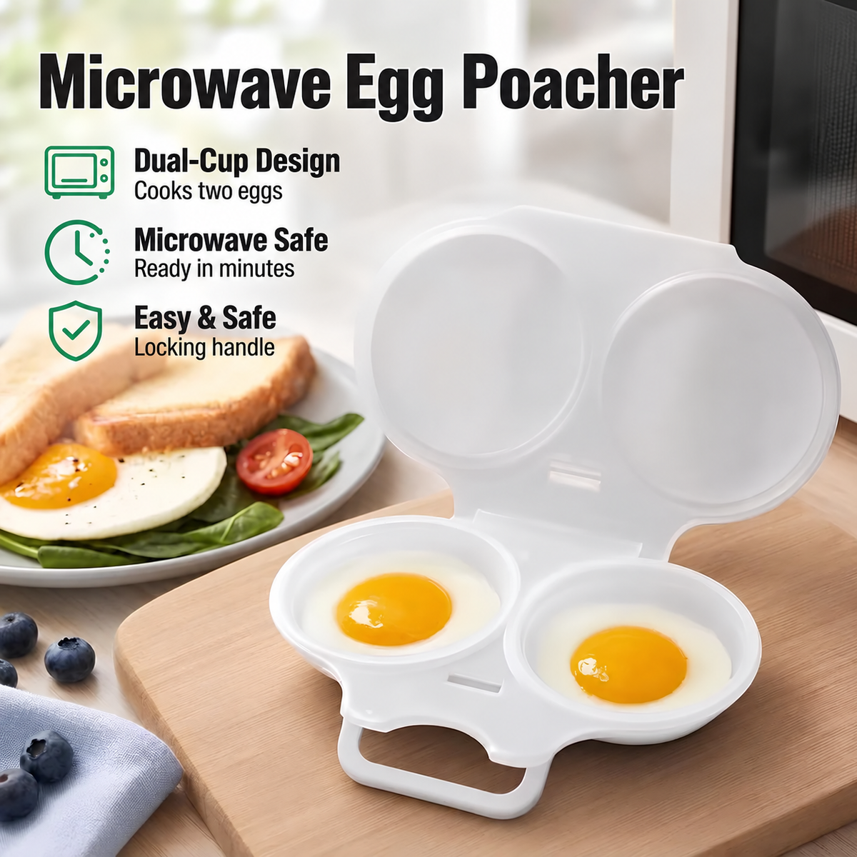 Arbxmbx™ – Microwave Egg Poacher