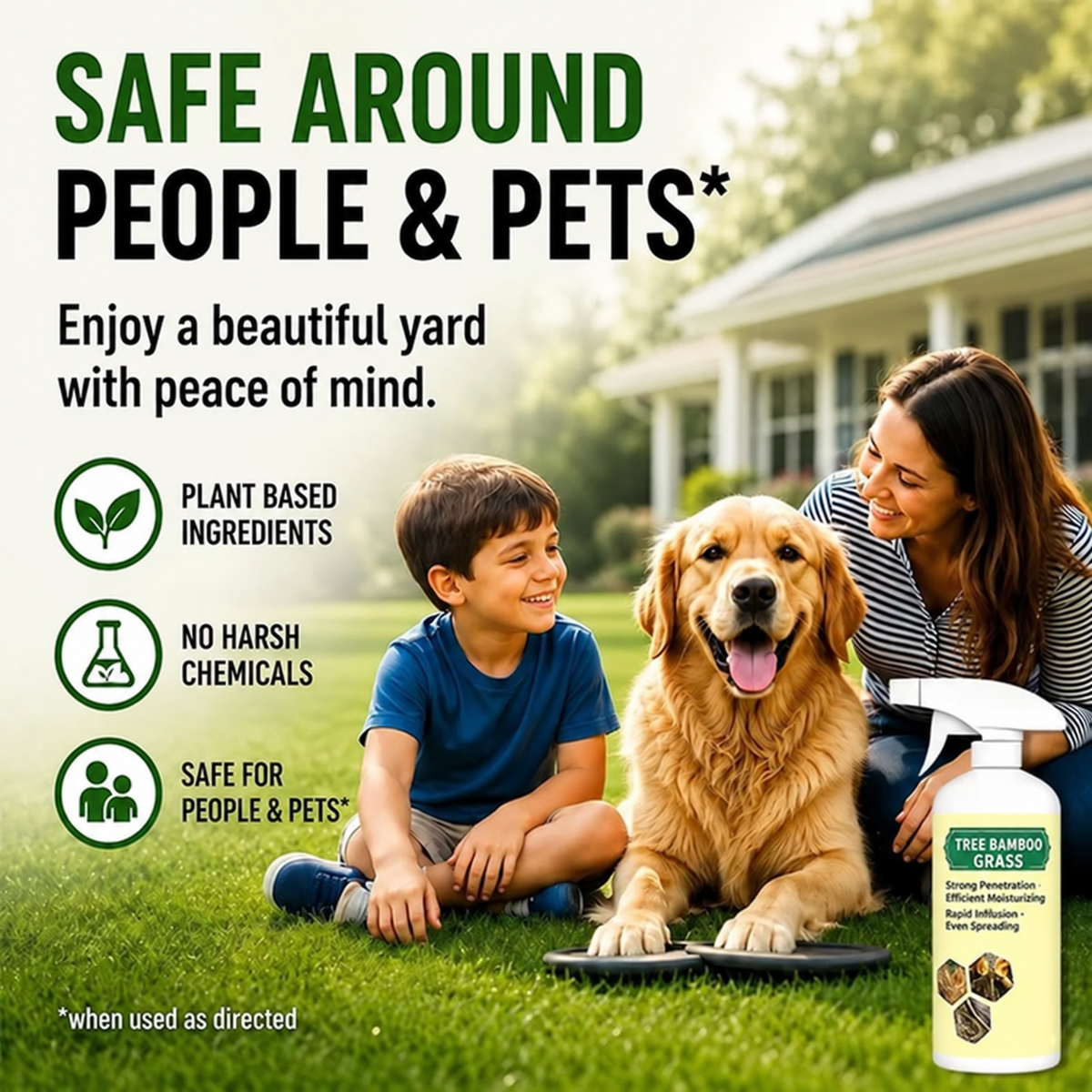 💥 SAVE 50% -Fast-Acting Natural Weed & Grass Killer Spray