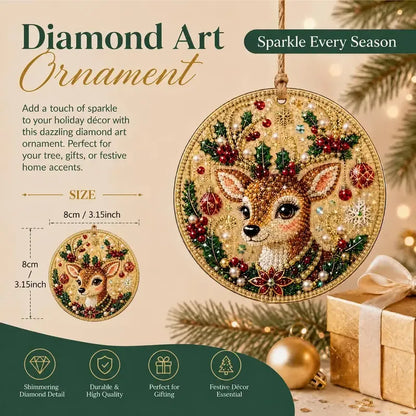 ⚡⚡⚡LAST 44 PCS LEFT!!! ⏳ Last Day 49% OFF – 🎄Beginner-Friendly Christmas Pearl & Gem Diamond Painting DIY Kit | 6 Festive Ornament Designs with Sparkling Pearls, Faceted Gems & 3D Layered Detail 💕