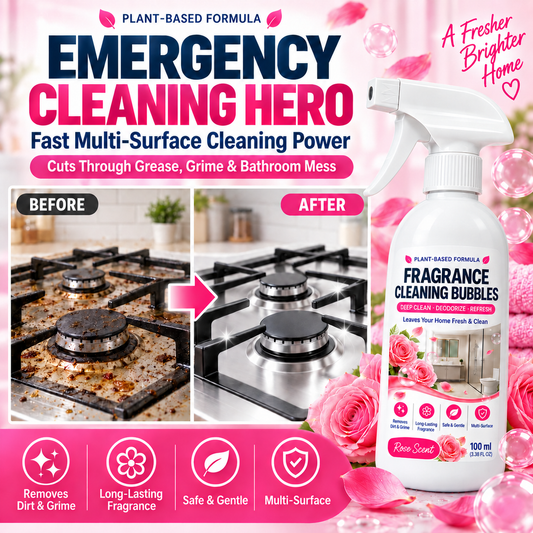 ✨ Cleaning Hero | Multi-Surface Cleaning Spray – Kitchen, Bathroom & Toilet Cleaner 🌹