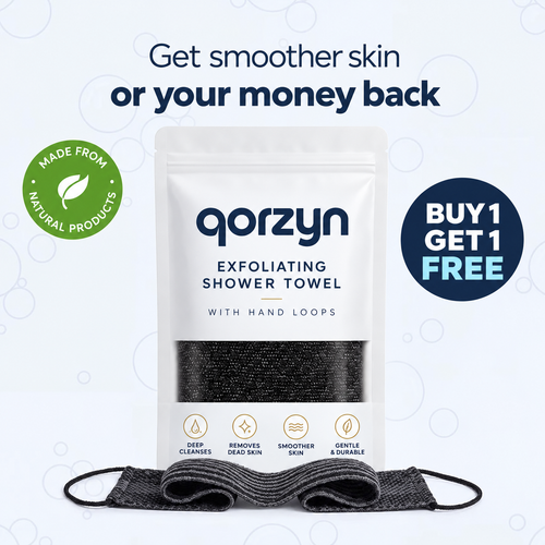 Qorzyn Exfoliating Shower Towel