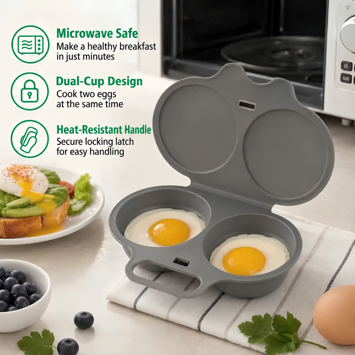 Arbxmbx™ – Microwave Egg Poacher