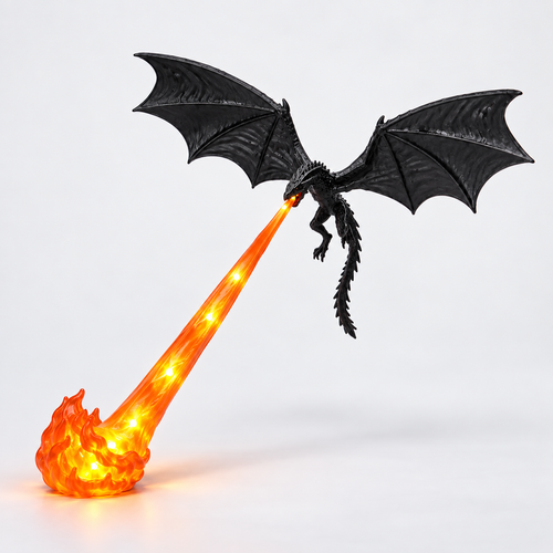🔥 2026 HOT SALE 🔥 Dragonfire Wireless LED Dragon Lamp – Epic Fire-Breathing Dragon Light for Gaming Rooms, Desks & Gifts 🐉✨