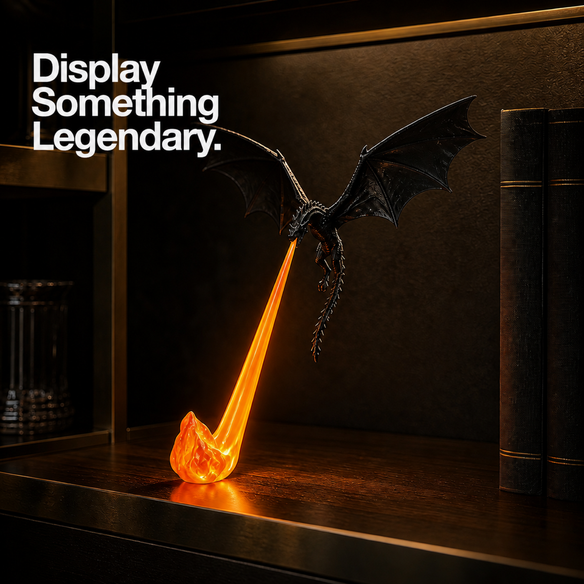 🔥 2026 HOT SALE 🔥 Dragonfire Wireless LED Dragon Lamp – Epic Fire-Breathing Dragon Light for Gaming Rooms, Desks & Gifts 🐉✨