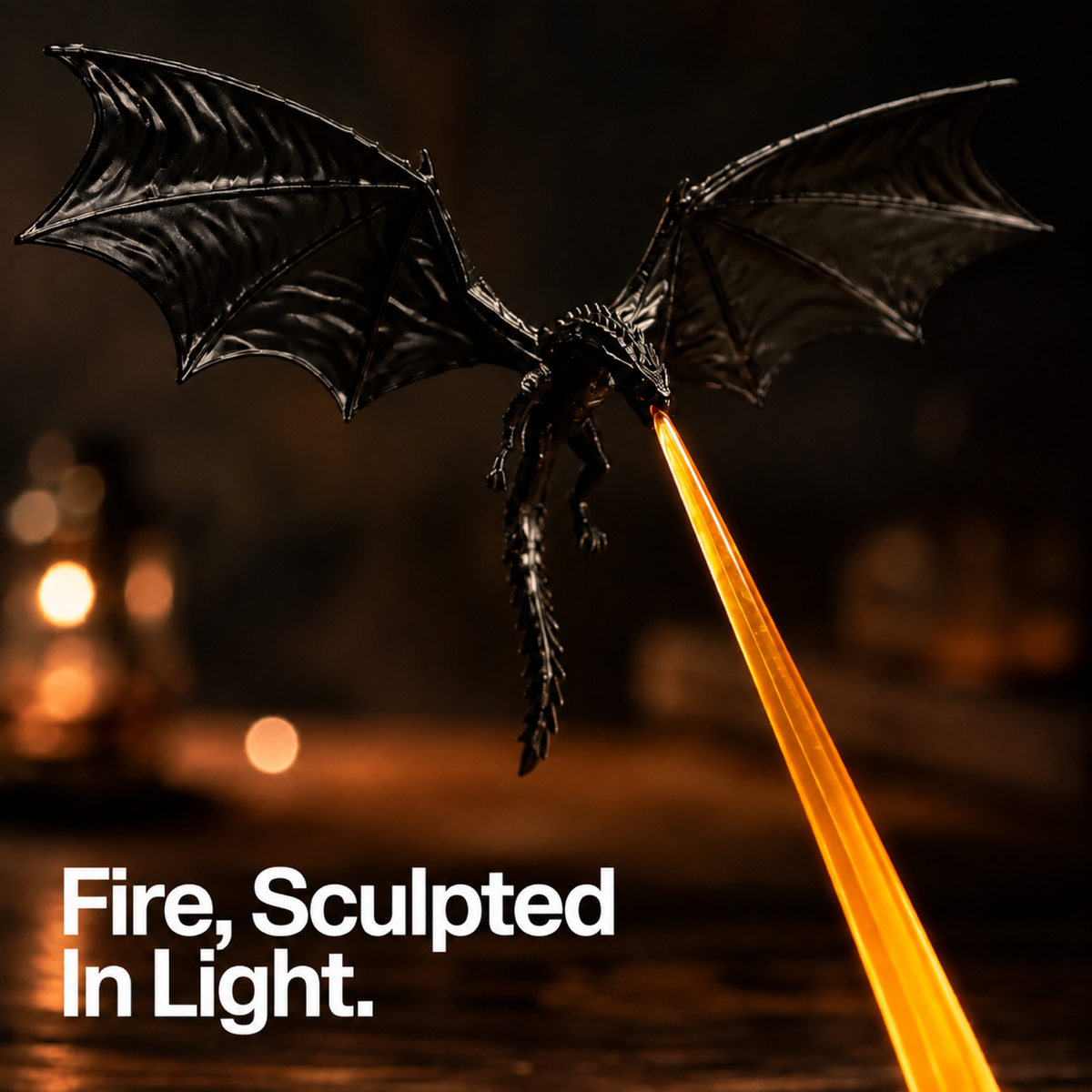 🔥 2026 HOT SALE 🔥 Dragonfire Wireless LED Dragon Lamp – Epic Fire-Breathing Dragon Light for Gaming Rooms, Desks & Gifts 🐉✨