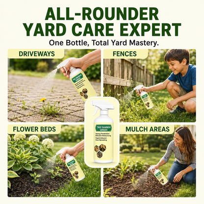 💥 SAVE 50% -Fast-Acting Natural Weed & Grass Killer Spray