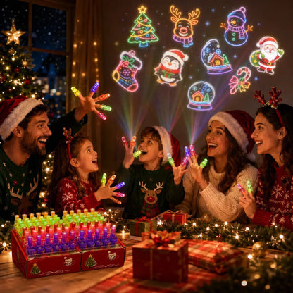 💥 SAVE 50%-Arbxmbx® Holiday LED Finger Projector Rings — Halloween & Christmas